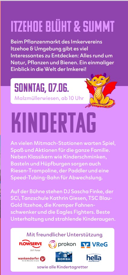 Am 7.6.26 findet wieder unser Pflanzenmarkt (Malz Müller Wiesen) Statt